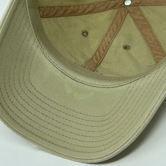 Shinnecock Hills Golf Club Dad Hat Baseball Cap Golfing Golfer Strapback Beige - Picture 8 of 12